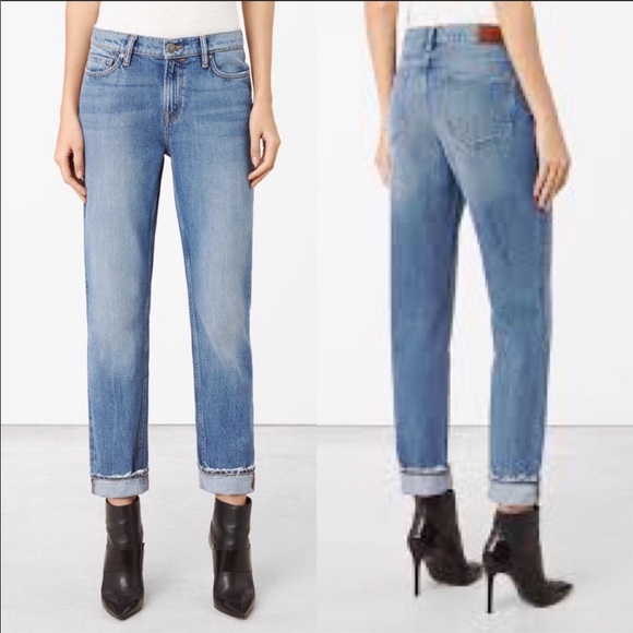 Allsaints Jo straight leg jeans sz 24 - Picture 1 of 5